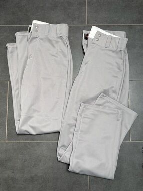 Men's Light Gray Performance Baseball Pants